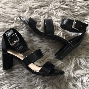 Black Ankle Strap Shoes